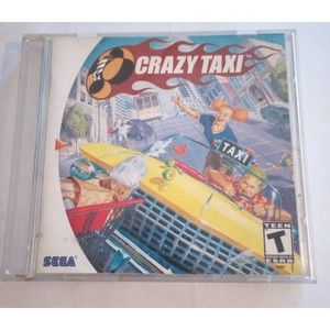 Crazy Taxi for Sega Dreamcast Video Game w Manual